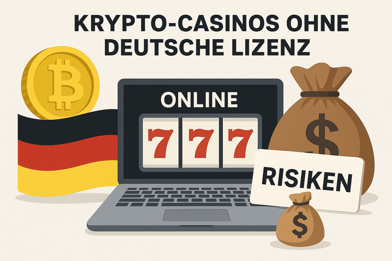 rypto-Casinos ohne deutsche Lizenz – Bitcoin, Slotmaschine, Risiken